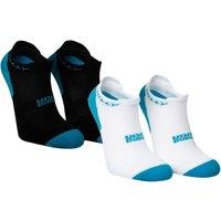Hilly Men's Active Socklets Pack of 2 in White | Size: 9-12