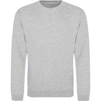 AWDis Men's Just Hoods Sweatshirt in Light Grey | Size: XS