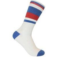 England Men's SicSock Retro Socks in White | Size: 7-11