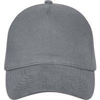 Elevate Men's Doyle 5 Panel Cap in Grey