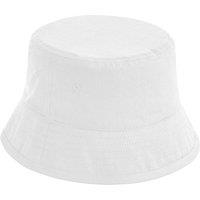 Beechfield Men's Cotton Bucket Hat in White