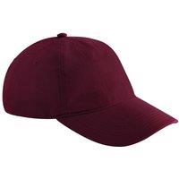 Beechfield Men's Leisure Brushed Cotton Twill Cap in Burgundy