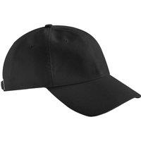 Beechfield Men's Cotton Baseball Cap in Black