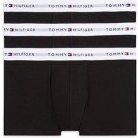 Tommy Hilfiger Men's Signature 3 Pack Waistband Trunks - Black | Size: XL