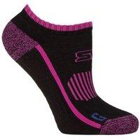 SOCKSHOP Storm Bloc Women's 1 Pair Brigstock Cotton Sports Trainer Socks in Jet Black | Size: 4-8