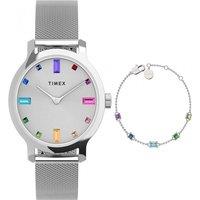 Timex Women's TWG066900 Classic 31mm Quartz Watch in Silver