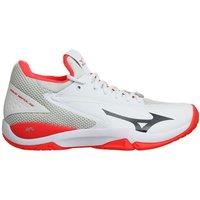 Mizuno Women's Lace-Up White Synthetic Trainers | Size: 5