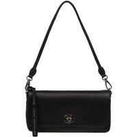 Pure Luxuries London Women's 'Christabel' Leather Cross Body Clutch Bag in Black