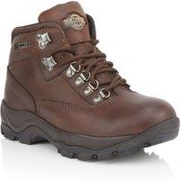 Northwest Territory Peak Women's Leather Waterproof Walking Boots in Dark Brown | Size: 4
