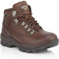 Northwest Territory Peak Women's Leather Waterproof Walking Boots in Dark Brown | Size: 6