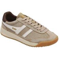 Gola Classics Women's 'Tornado 88' Suede Lace-Up Trainers in Stone | Size: 7