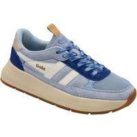 Gola Classics Women's 'Phoenix' Lace-Up Trainers in Blue | Size: 4
