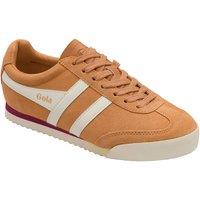 Gola Classics Women's 'Apollo' Suede Lace-Up Trainers in Light Tan | Size: 7