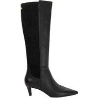 Dune London Women's 'Sultry' Leather Knee High Boots in Black | Size: 3