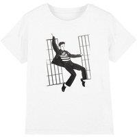 Elvis Presley jailhouse Rock Kids T-Shirt, White | Size: 5-6 Years