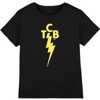 Elvis Presley Tcb Logo Kids T-Shirt, Black | Size: 7-8 Years