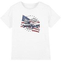 Ford Mustang 70 Mustang Kids T-Shirt, White | Size: 12-13 Years