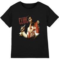 Elvis Presley Soulful Kids T-Shirt, Black | Size: 3-4 Years