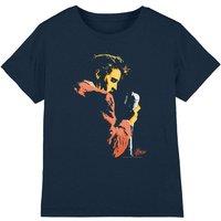 Elvis Presley Early Elvis Kids T-Shirt, Navy | Size: 5-6 Years