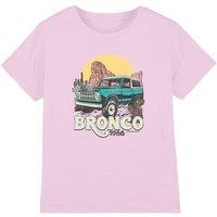Ford Bronco Desert Ride Kids T-Shirt, Pink | Size: 12-13 Years