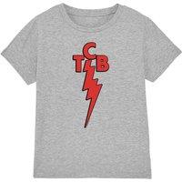 Elvis Presley Tcb Kids T-Shirt, Athletic Heather in Light Grey | Size: 5-6 Years