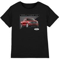 Ford Trucks F 150 Kids T-Shirt, Black | Size: 5-6 Years