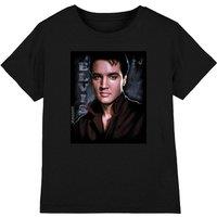 Elvis Presley Tough Kids T-Shirt, Black | Size: 5-6 Years