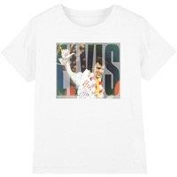 Elvis Presley Aloha Knockout Kids T-Shirt, White | Size: 9-11 Years