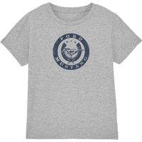Ford Lucky Mustang Kids T-Shirt, Athletic Heather in Light Grey | Size: 5-6 Years