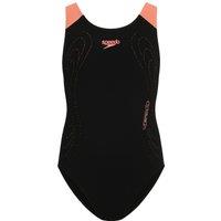 Speedo All Over Splashback Black Swimsuit | Size: 9-10 Years