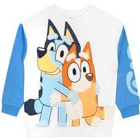 Bluey Boy's Bingo Sweatshirt in White | Size: 7-8 Years