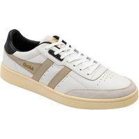 Gola Classics Men's 'Contact Leather' Lace-Up Trainers in White | Size: 10