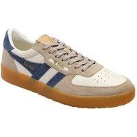 Gola Classics Men's 'Hawk 83' Leather Lace-Up Trainers in Off-White | Size: 9