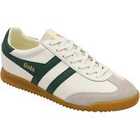 Gola Classics Men's 'Torpdeo Leather' Lace-Up Trainers in Off-White | Size: 9