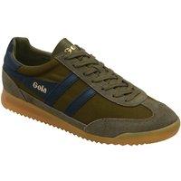 Gola Classics Men's 'Tornado' Nylon Lace-Up Trainers in Khaki | Size: 8