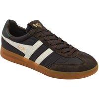 Gola Classics Men's 'Cyclone Nylon' Lace-Up Trainers in Brown | Size: 7