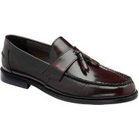 Frank Wright Men's Leather 'Bounty' Loafers in Dark Red | Size: 9