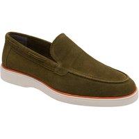 Frank Wright Men's Suede 'Simmons II' Loafers in Green | Size: 10