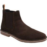 Frank Wright Men's Suede 'Whipp' Chelsea Boots in Brown | Size: 11