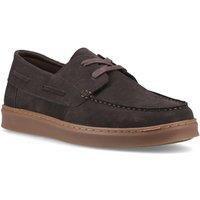 Hush Puppies Men's Madden Boat Shoe in Chocolate | Size: 11
