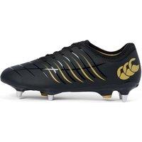Canterbury Men's Phoenix 2.0 Team Soft Ground Rugby Boots in Black | Size: 6.5