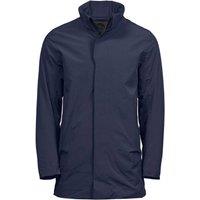 TEE JAYS Men's All Weather Parka in Mid Navy | Size: Large