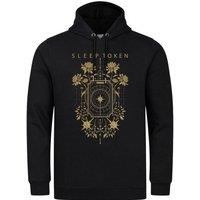 Amplified Men's Caramel Floral Sleep Token Hoodie in Black | Size: 2XL
