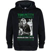 Amplified Men's Meadowlands Arena Tom Petty & The Heartbreakers Hoodie in Black | Size: XS