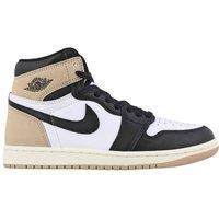 Nike Men's Air Jordan 1 Retro Leather High Cut Trainers in Light Tan | Size: 4
