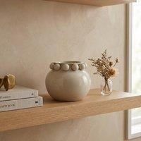 Garden Greatness Botanical Bouly Vase Decoration in Stone | Size: 1 Pack
