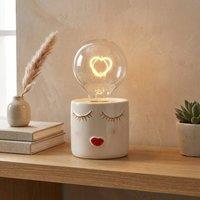 Garden Greatness Botanical Madam LED Bulb Lamp in Beige