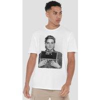 Elvis Presley army Mug Shot T-Shirt, White | Size: 5XL