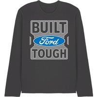 Ford Trucks Built Tough Long Sleeve T-Shirt, Charcoal | Size: 2XL