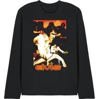 Elvis Presley Showman Long Sleeve T-Shirt, Black | Size: 2XL